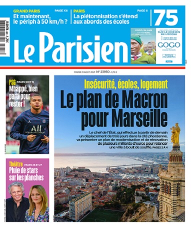 Le Parisien Du Mardi 31 Août 2021